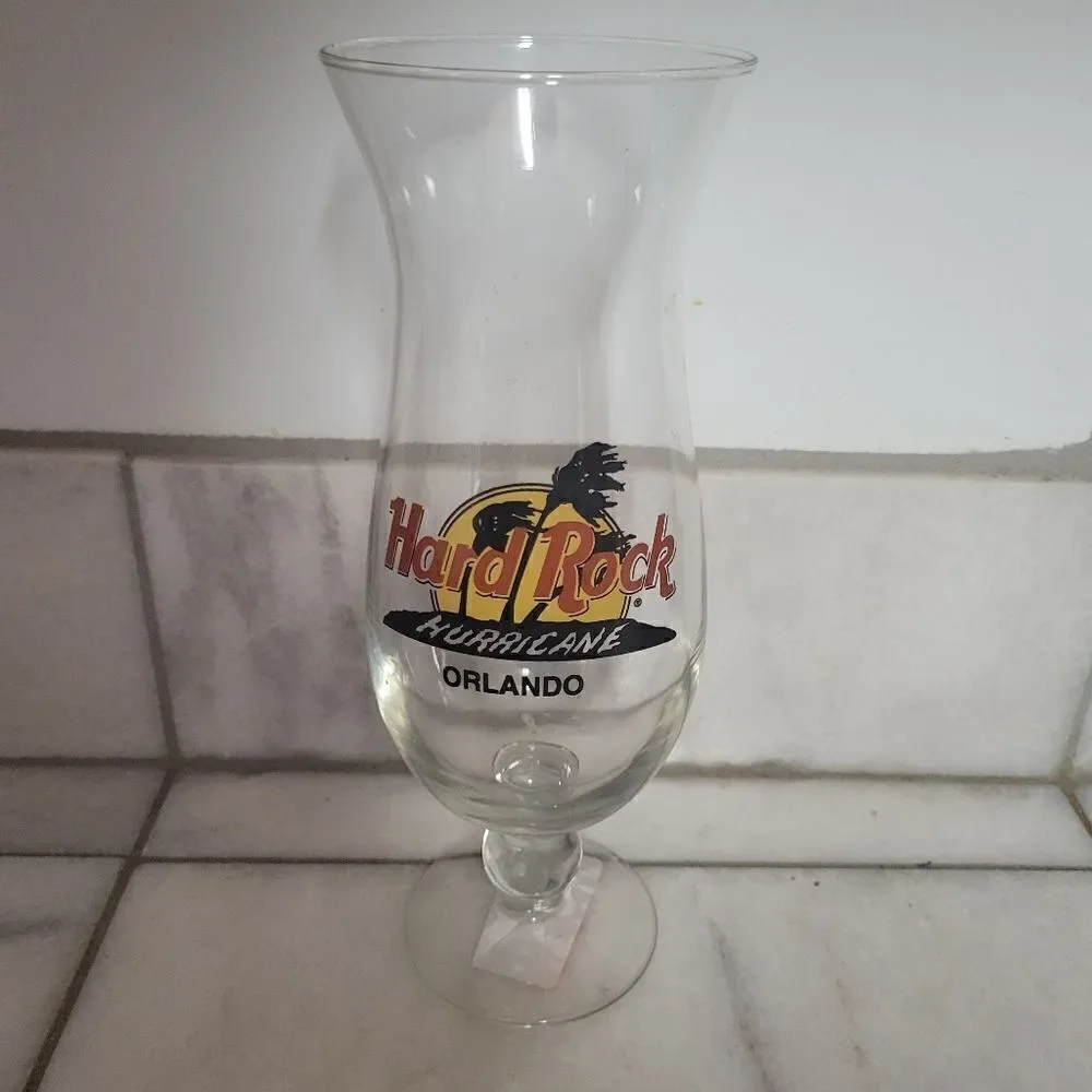 HARD ROCK CAFE ORLANDO Hurricane Glass (Original Edition)
